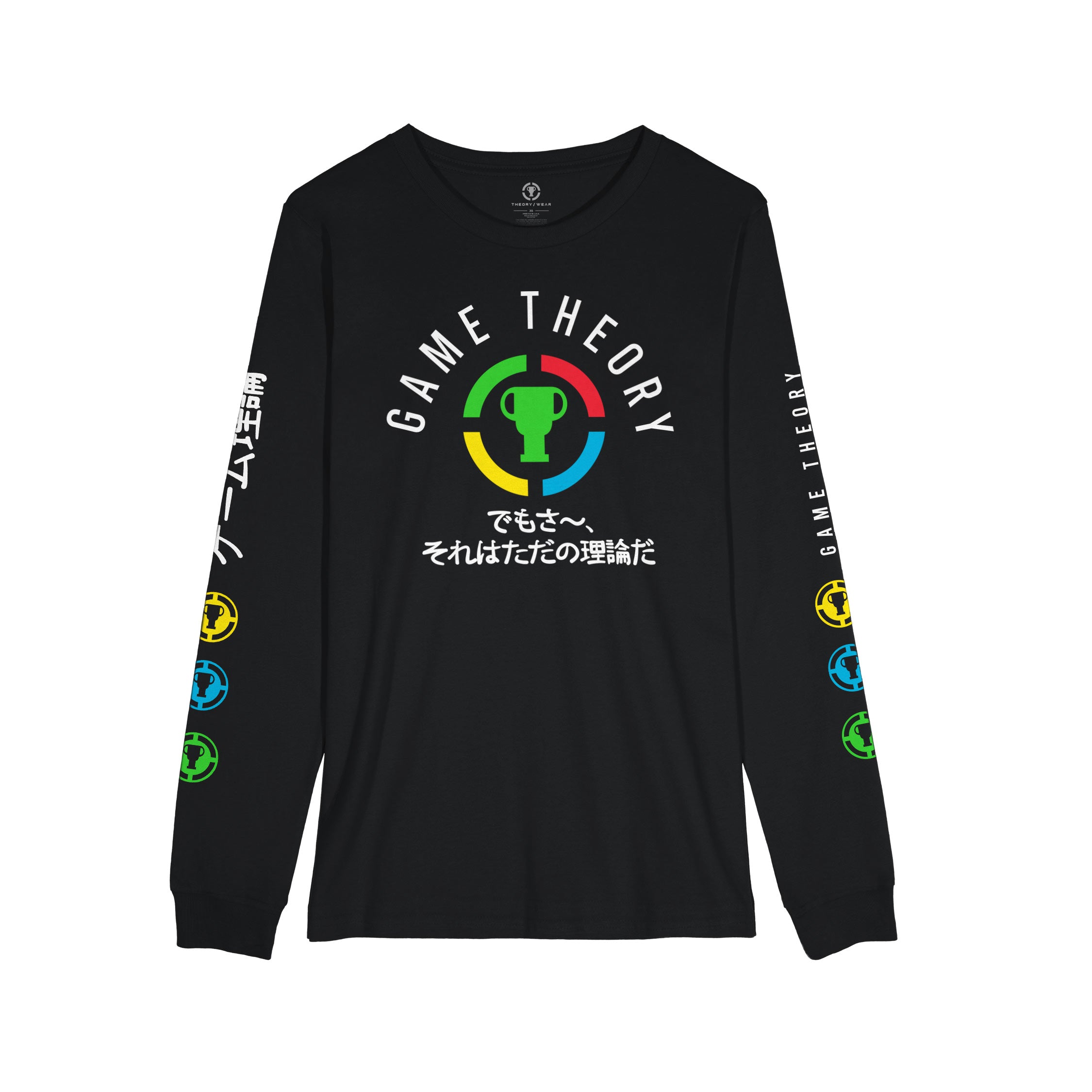 Theory Core Kanji Long Sleeve Shirt GT2909 Youth M Official Game Theory Merch