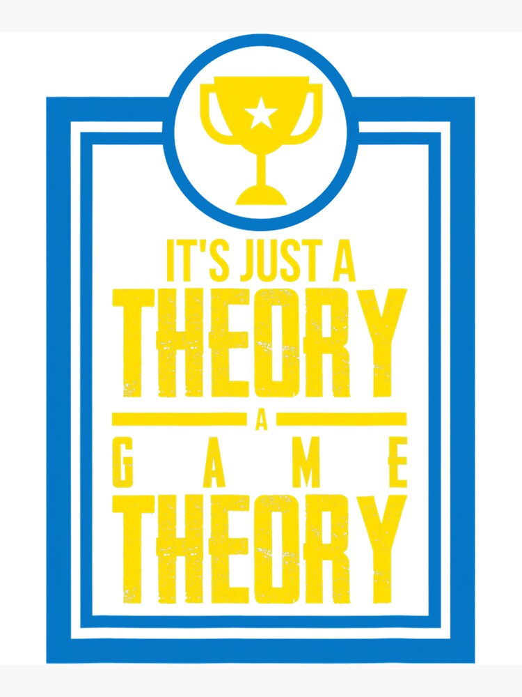 artwork Offical game theory Merch