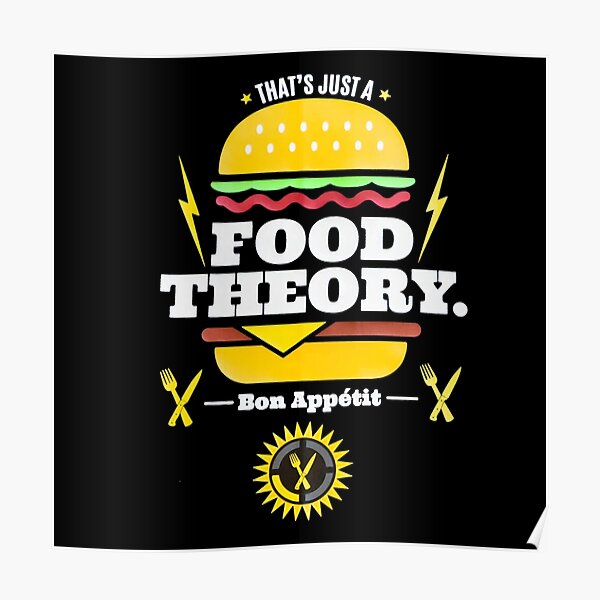 Game Theory Food Theory Flaming Hot Poster RB2709 product Offical game theory Merch