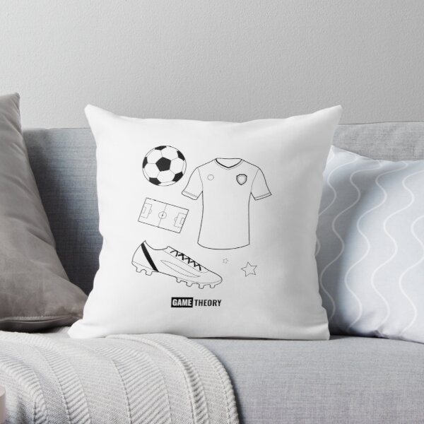Game Theory - Football/Soccer Design Throw Pillow RB2709 product Offical game theory Merch