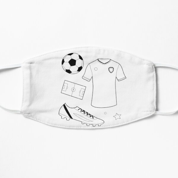 Game Theory - Football/Soccer Design Flat Mask RB2709 product Offical game theory Merch